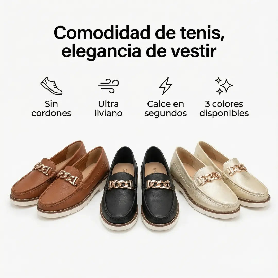 Bolichero con cadena™ – Luce elegante y cómoda en todo momento - zapato