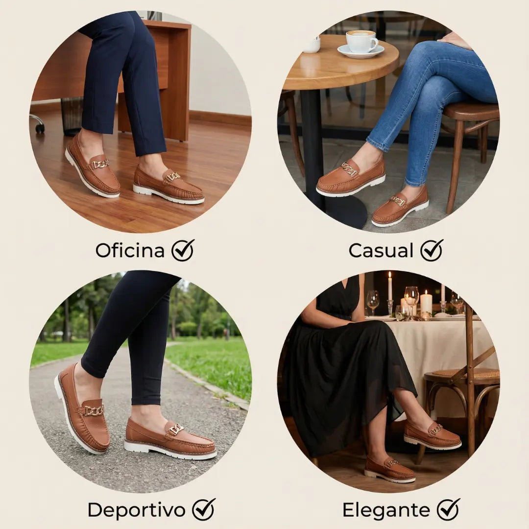 Bolichero con cadena™ – Luce elegante y cómoda en todo momento - zapato