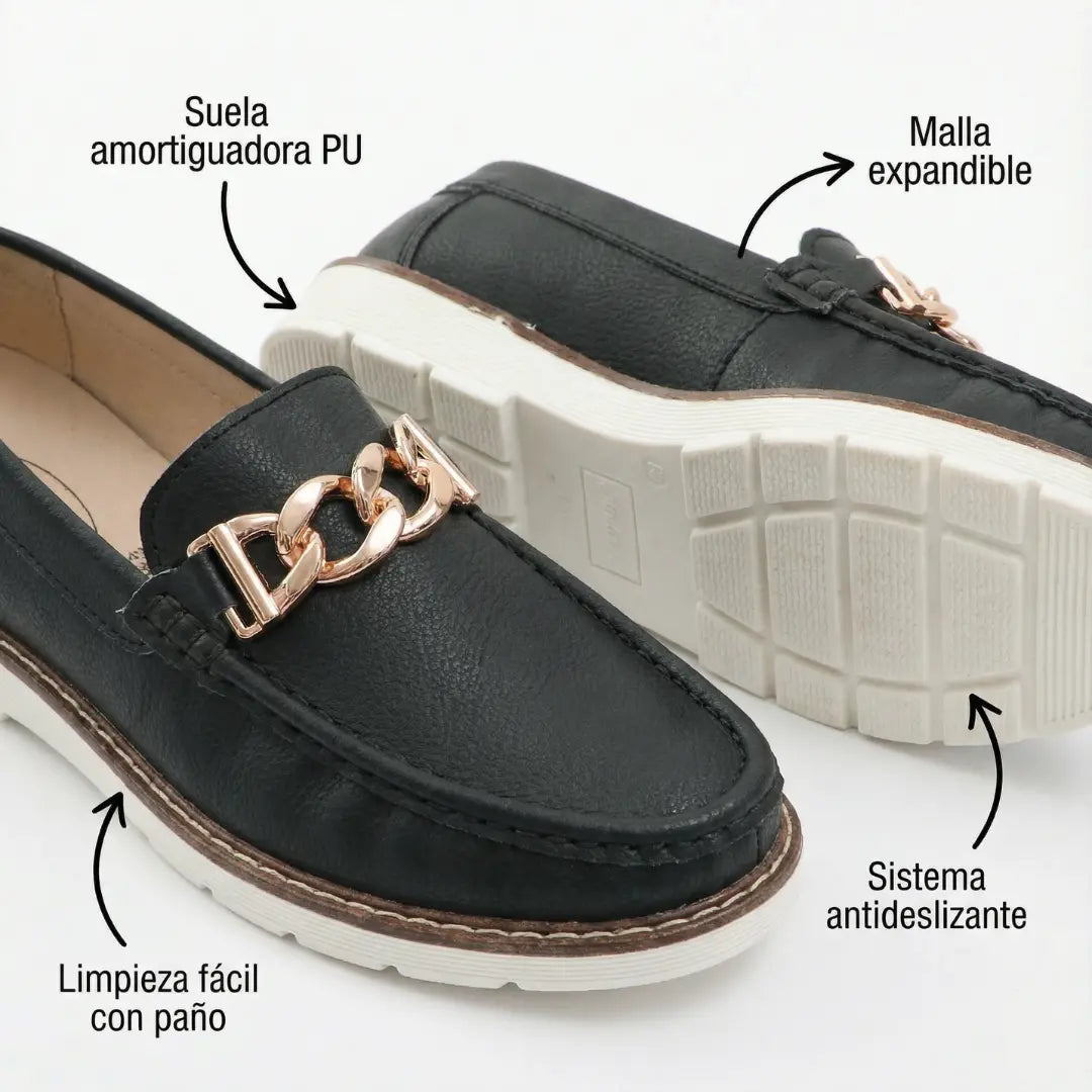 Bolichero con cadena™ – Luce elegante y cómoda en todo momento - zapato